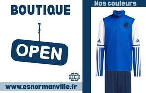 Ouverture de la boutique du club