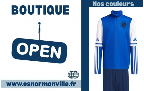 Ouverture de la boutique du club